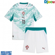 Portugal Joao Neves #15 Gostujuci Dres za djecu SP 2026 Kratak Rukav (+ Kratke hlače)